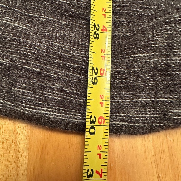 Eileen Fisher Open Front Organic Cotton Cardigan Sweater Charcoal Heather Size M - Picture 8 of 8